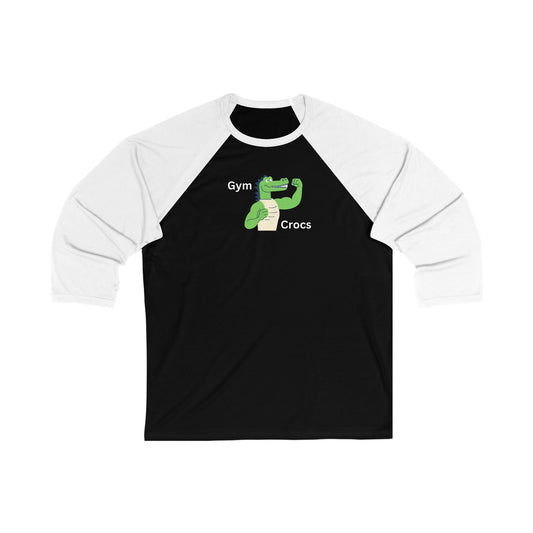 Gym Crocs 3\4 Sleeve Baseball Tee